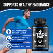 Nitrox Pro for Men Capsules – NitroxPro Vitamin Complex Pills Energy, 2 Pack, 120 Capsules