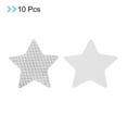 thumbnail image 3 of Uxcell Reflective Stickers, 10 Pack 2.36 x 2.36 Inch Adhesive Night Star Shape Safety Tape Reflector, White, 3 of 5