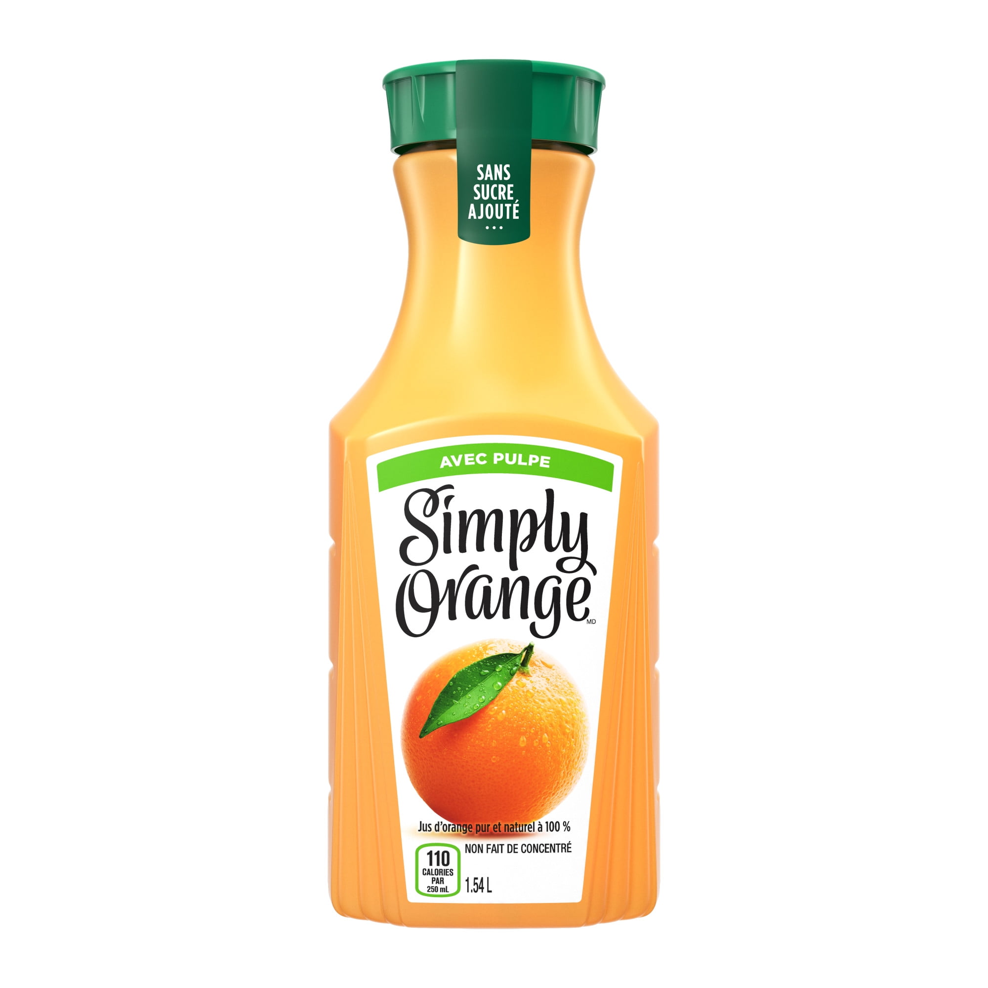 Simply Orange With Pulp Bottle, 1.54 Liters