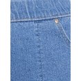 thumbnail image 5 of JMS Just My Size by Hanes Women's Plus Size 4 Pocket Bootcut Jeans, Single and 2-Pack, 5 of 10
