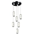 thumbnail image 1 of Lampara Colgante Iluminacion Luz Vic 6 Luces De cristal, 1 of 3