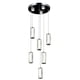 thumbnail image 1 of Lampara Colgante Iluminacion Luz Vic 6 Luces De cristal, 1 of 3