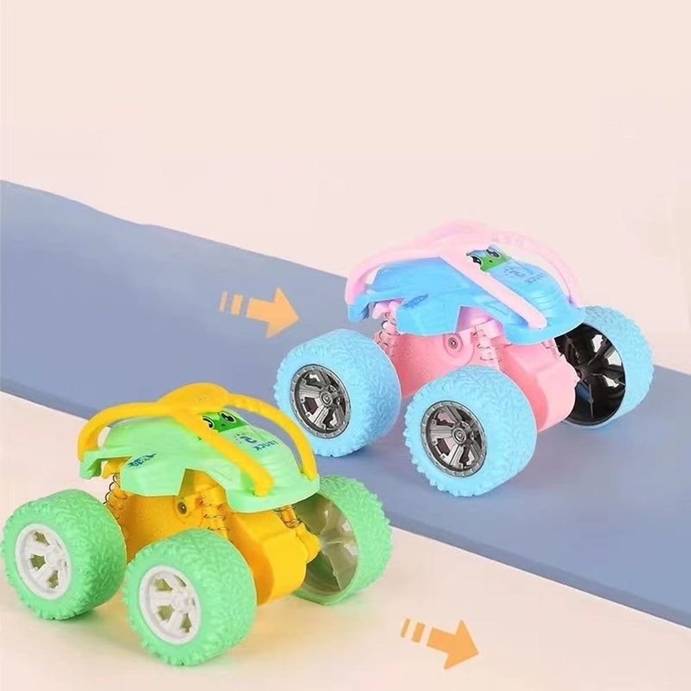 KYAIGUO Toddler off Road Car Toys 4PCS Remote Control Truck Toys Kids Learning Toys Crawler Vehicle Truck Toy for Boys