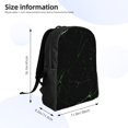 thumbnail image 4 of Fotbe Black Marble Mochila de Viaje para Laptop, Mochila Ejecutiva Delgada y Resistente 15.6", 4 of 8