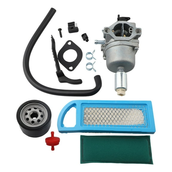 791858 MIA11520 Carburetor Kit for John Deere LA125 LA115 LA105 D110 Lawn Tractors, Replacement for 591731 593514 594593 with Air and Oil Filters