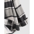 thumbnail image 6 of DOPI Men's Checked Corduroy Shirt, Long Sleeved, Classic Flannel Shirt Button Down Shirt Jacket Daily Coat, 6 of 6