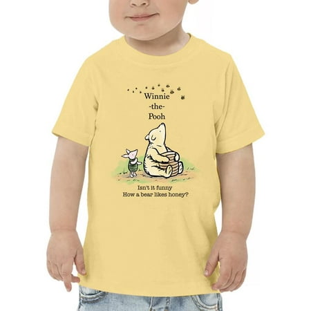 

Pooh Bear And Bumblebees T-Shirt Toddler -Smartprints Designs 5 Toddler