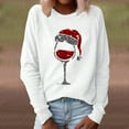 thumbnail image 3 of Rinsvye Top O Print Sweater Layering Long Sleeve Shirts For Women Casual Blouse Neck Long Long Sleeve Shirts For Women Christmas Sleeve Women'S Women'S Trashier Shirts Blouse Basics Long Sleeve Shirt, 3 of 6