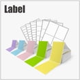 thumbnail image 2 of 8NET 4 x 6" Assorted Colors (Blue/Green/Pink/Yellow) Fanfold Direct Thermal Mailing Shipping Labels Self Adhesive, 4000 Labels per case, Compitable with Most Thermal Printers, 2 of 6