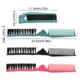 thumbnail image 3 of Double Toothed Folding Comb for Household Use Small and Portable Multi Color Hair Styling and Smooth Hair Comb - Double-Tooth Folding Comb Dark Pink, Hair Brush, Back to School, Wedding, Christmas,, 3 of 7