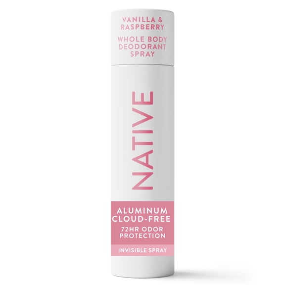 Native Whole Body Deodorant Spray for Women, Sandalwood & Shea Butter, 2.65 oz