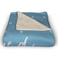 thumbnail image 3 of Creative Products Dachshund Through the Snow 50x60 Throw Blanket, 3 of 3