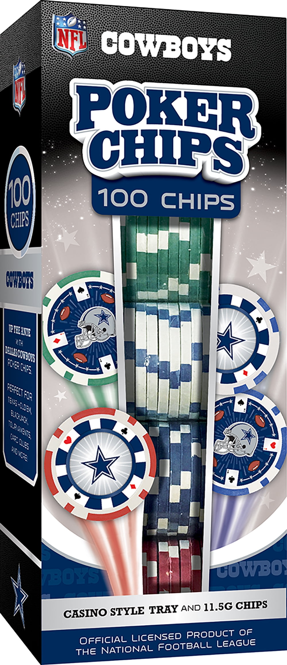 NFL Dallas Cowboys 100Pc Poker Chips