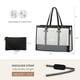 thumbnail image 3 of Bolsa de lona para portátil LOVEVOOK para mujer de 15.6 pulgadas con bolso de mano, 3 of 9