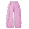 thumbnail image 2 of Plus Size Women Mesh Sheer Bikini Cover Up Long Pants Trousers Beach Swimwear, 2 of 4