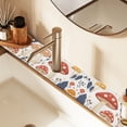 thumbnail image 2 of Yayeee Faucet Mat for Kitchen Sink 30" Diatomite Long Splash Guard Pad, White Mushroom, 2 Pack, 2 of 7