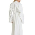 thumbnail image 3 of Large/x-Large Gray Women's 100% Turkish Cotton Terry Cloth Pleated Bathrobe by Pure Fiber, 3 of 10