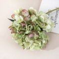 thumbnail image 4 of Single Branch Mini Hydrangea Flower, Silk Artificial Flowers with Stems for Home Wedding Decor, 4 of 8