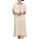 thumbnail image 5 of Casual Mujer Algodón Vestido largo Manga corta O-cuello Sólido Split Boho Midi Vestido Beige / CACAGOO Vestido, 5 of 7