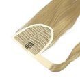 thumbnail image 3 of SHCKE Wrap Around Long Hair Extension for Women 20" 22" Straight Wavy Ponytail Extensions Clip In Ponytail Extensions Ash Blonde Synthetic Hair Piece, 3 of 4