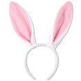 thumbnail image 1 of Bunny Ears White with Pink Lining Headband, 1 of 1