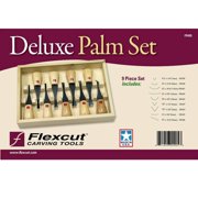 Flexcut - FR405 - مجموعة النخيل الفاخرة - مجموعة أدوات نحت الخشب