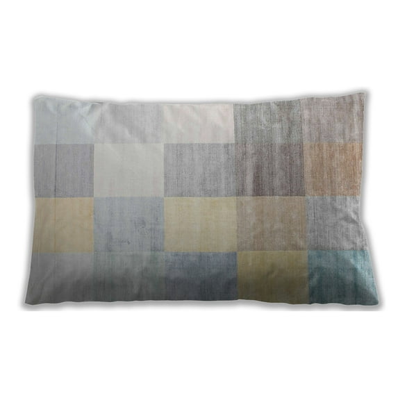 Ahgly Company Outdoor Rectangular Contemporary Lumbar Throw Pillow, 13 inch by 19 inch