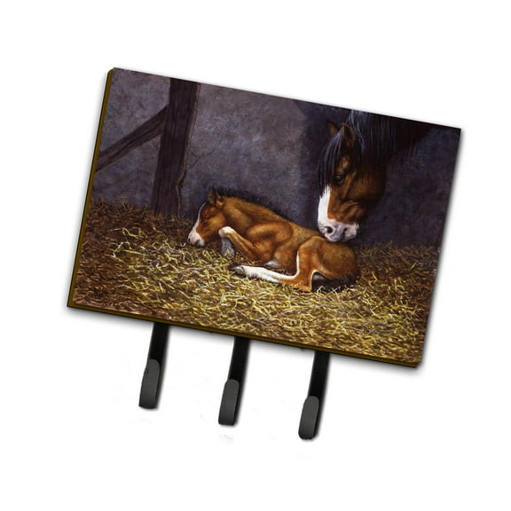 Horse and Her Foal Leash or Key Holder