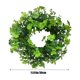thumbnail image 3 of Corona artificial verde de trébol de cuatro hojas, 30 cm, verde, para colgar en la puerta, pared, ventana, decoración., 3 of 6