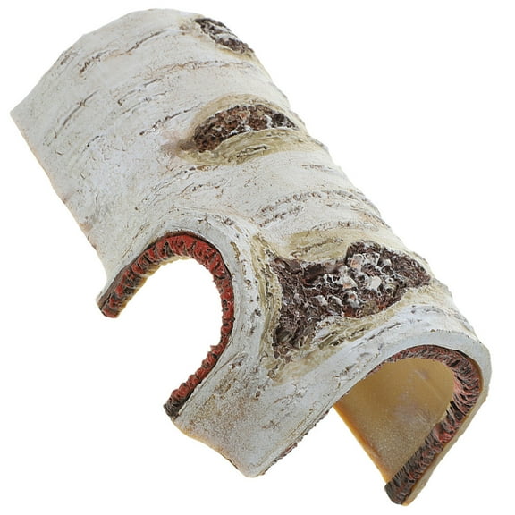 FRCOLOR Hemoton Tree Trunk Cave Aquarium Decoration 1 Set Reptile Cave Reptile Hideout Fish Tank Ornament