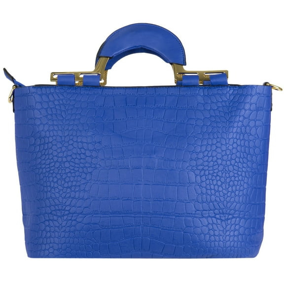 Women's Faux Reptilia Hand Bag with Adjustable Strap for Daily Use