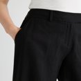 thumbnail image 4 of CHOK Women‘s Tailored Linen Blend Pants with Wide Leg  Sizes 0-18  31.5’’ Inseam, 4 of 5