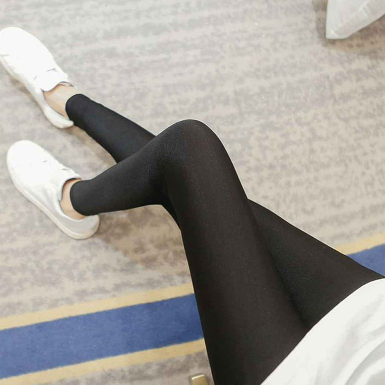 Shiny Leggings Women Thin Full Ankle Length Leggings Stretch Pants Basic  Leggings Casual Spandex Soft Multicolor Legging (Color : K036 Dark Gray,  Size