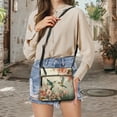 thumbnail image 5 of ZUXONGSY Peony Flower Hummingbird Print Multipurpose Crossbody Bags for Women Leather Shoulder Purse Bag Travel Bag Waterproof Multiple Pockets Bag with Adjustable Strap for Shopping Dating, 5 of 7