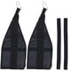 thumbnail image 1 of Juego de correas para levantamiento de pesas, abdominales, para colgar en la puerta, con anillas y cierre seguro para levantamiento de potencia, culturismo, fuerza y entrenamiento (negro), 1 of 7
