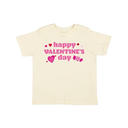 

Inktastic Happy Valentine s Day Gift Toddler Boy or Toddler Girl T-Shirt