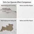 thumbnail image 3 of Waterproof Wall Repair Paste Kit, 250g Drywall Repair Compound with Scraper & Sandpaper, Quick-Dry Filler for Holes, Cracks & Damage, 3 of 5
