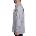 thumbnail image 2 of Habit Men's UPF 40+ Crayfish Creek Long Sleeve River Shirt (Alloy, XL), 2 of 2