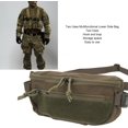 thumbnail image 2 of HUGFEGWE Multi Functional Waist Pack, Wearproof Waist Pack Stain Resistant Hook and Loop Straps Double Open Zipper for Training (Green) CJB91-49873, 2 of 9