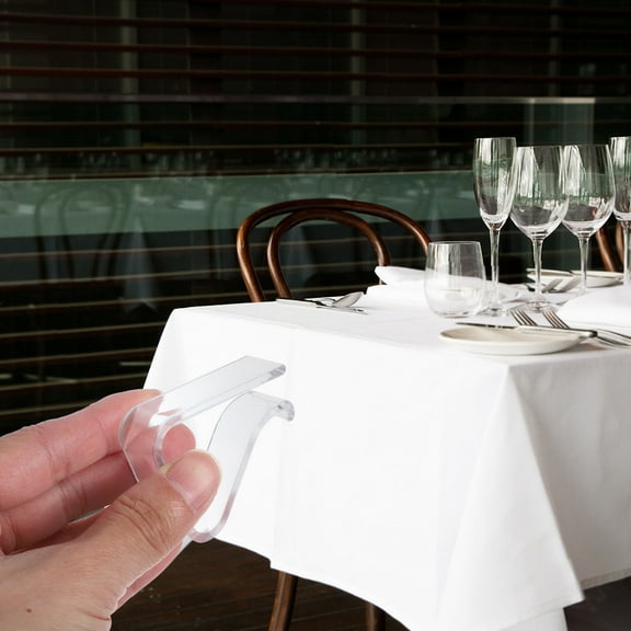 Masteelf 6 Pcs Hold Dining Anti-slip Tablecloth Clip 5.00X4.20X1.40CM