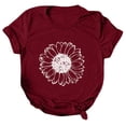 thumbnail image 1 of PENGXIANG T-Shirt Décontracté à Manches Courtes Col Rond Ample pour Femmes, 1 of 5