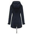 thumbnail image 3 of Women Light Jacket Active Outdoor Trench Windbreaker Coat With Hood Lightweight Plus Size For Girls for Women Polish Jacket Jacket without Hood Ll Womens Casual Anorak Jacket Petite Womens Jacket, 3 of 8