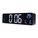 thumbnail image 2 of Gran despertador digital LED con fecha y temperatura - Reloj recargable de pared/escritorio con pospida y regulador para dormitorio, oficina y salón, 2 of 7