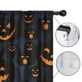 thumbnail image 4 of Blackout Kids Curtains,Halloween Glowing Pumpkins Pattern Childrens Insulated Curtains Set Of 2,Bedroom Essentials,Toddler Room Decor 42"x54", 4 of 5