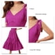 thumbnail image 4 of Vestido con tirantes y cuello en V, cintura delgada, dobladillo grande, tela de lunares redondos para verano, 4 of 5