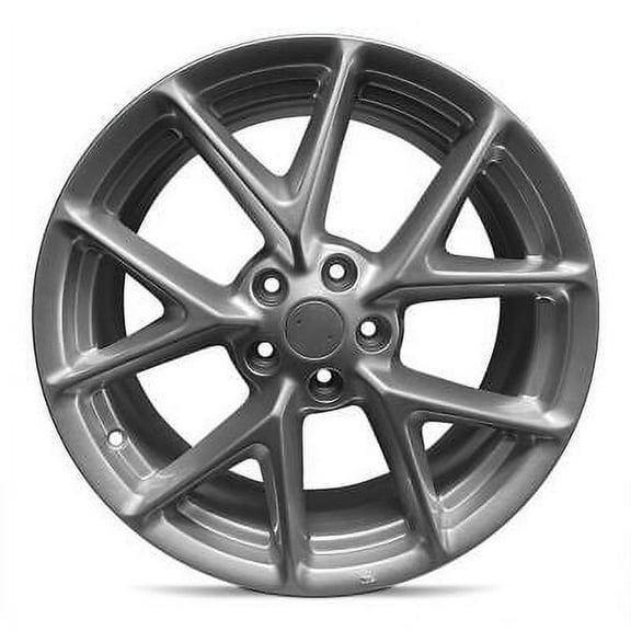 Wheel Rim for 2009-2011 Nissan Maxima 19 in Hyper Silver Aluminum Rim Direct Fit