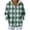 Green, variant on Womens Trendy Plaid Printed Comfy Hooded Jackets 2025 Women's Fashion Casual Printing Long Sleeve Pocket Hooded Pit Strip Zippered Pocket Sweatshirt Hoodie Coat
