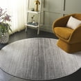 thumbnail image 2 of SAFAVIEH Adirondack Cleves Abstract Area Rug, Light Grey/Dark Grey, 6' x 6' Round, 2 of 10