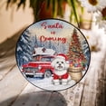 thumbnail image 3 of Santa is Coming Maltese Merry Christmas Xmas Noel Truck Tree Stained Glass Suncatcher Maltese Dog Lover Gifts Idea Window Hanging Sign Decor - 02023, 3 of 5