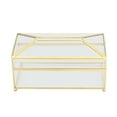 thumbnail image 3 of Decorative Glass Napkin Storage Box, Elegant Exquisite Fashionable Tissue Box  For Wedding For Home, 3 of 8